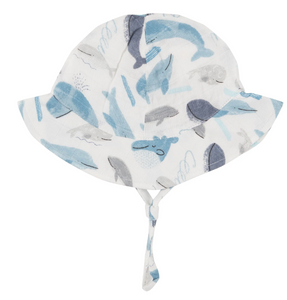 Angel Dear Sunhat Blue Whales Size 12-24m