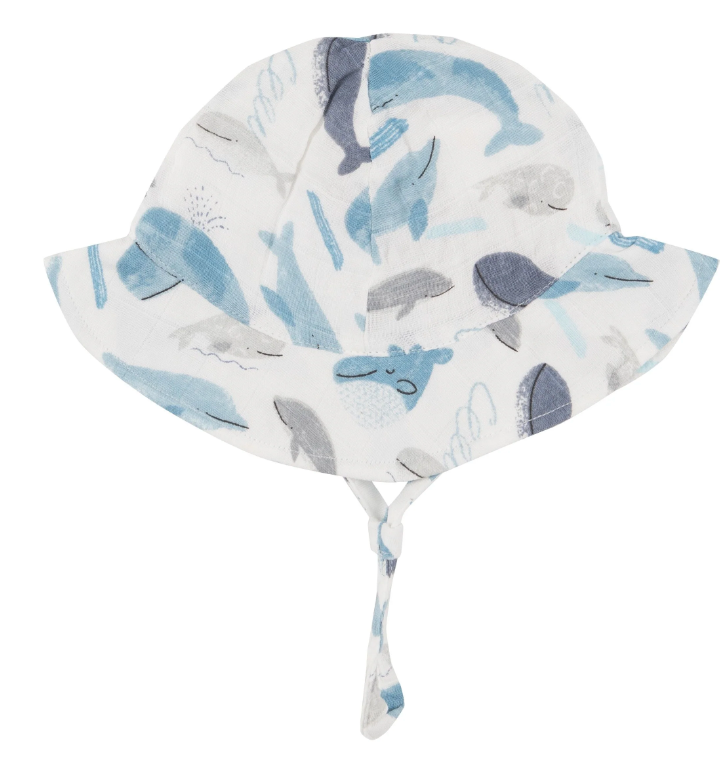 Angel Dear Sunhat Blue Whales Size 12-24m