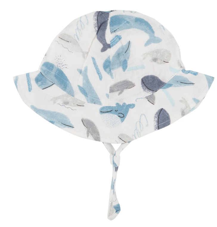 Angel Dear Sunhat Blue Whales