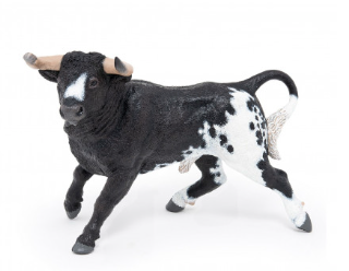 Papo White And Black Brave Bull