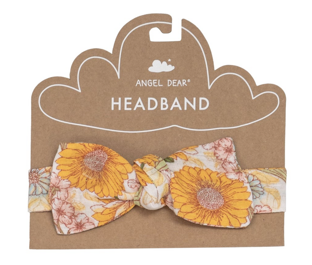 Angel Dear Headband Sunflower Child Size 12-24m