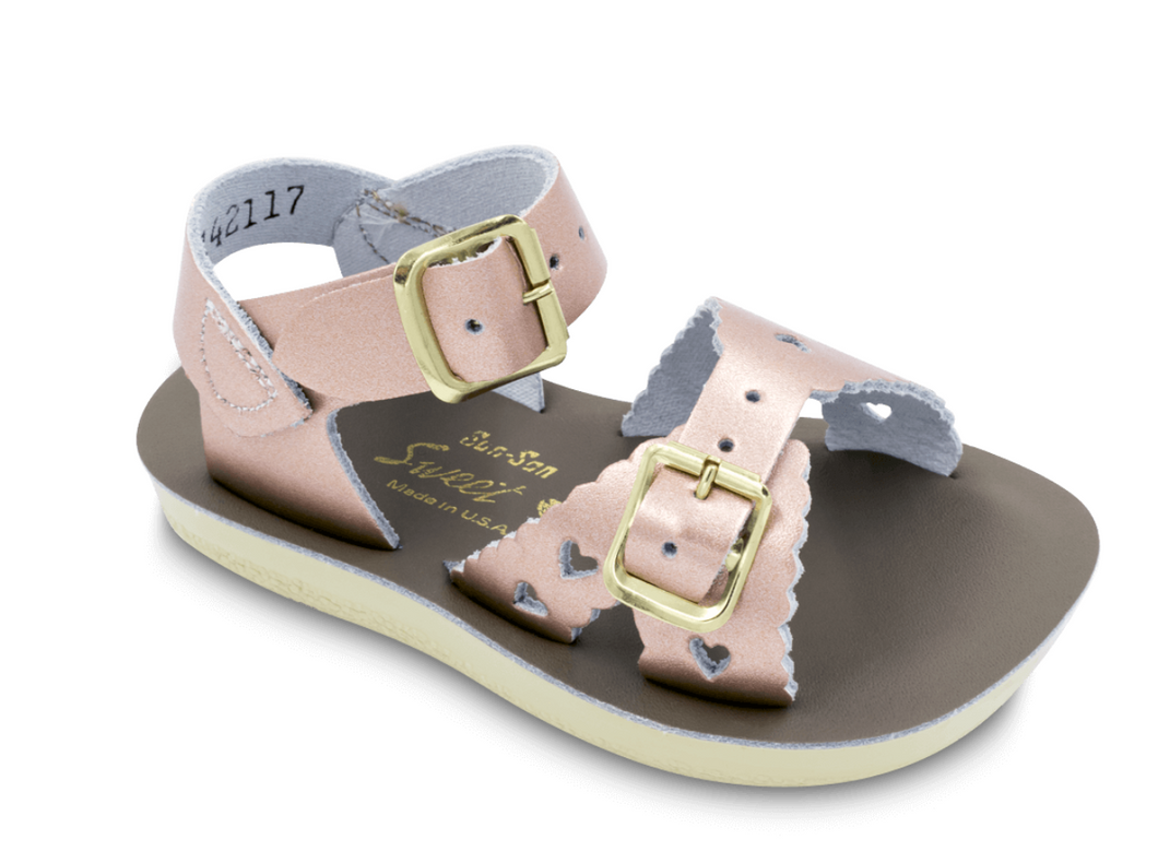 Salt Water Sweetheart Sandal Rose Gold