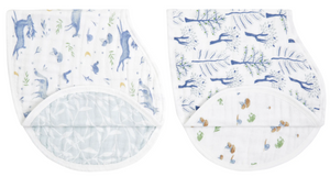 Aden + Anais 2-Pack Organic Cotton Burpy Bibs Outdoors