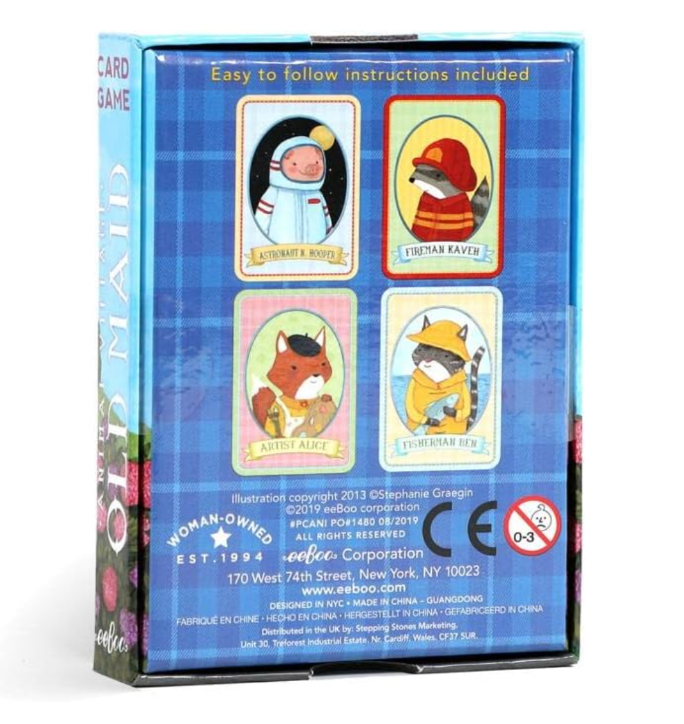 Eeboo Animal Village Old Maid Card Game