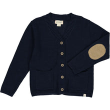 Load image into Gallery viewer, Me &amp; Henry Navy Duncan Cotton Cardigan
