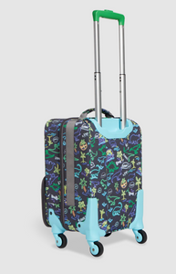 State Bags Mini Logan Suitcase Neon Dino