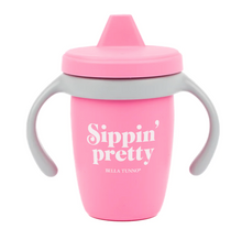 Load image into Gallery viewer, Bella Tunno Sippin Pretty Happy Sippy Cup
