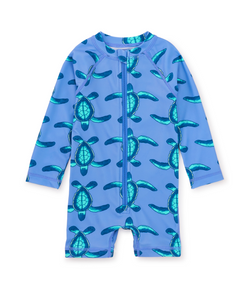 Tea Collection Rash Guard Baby Swimsuit Nesting Sea Turtles