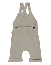 Load image into Gallery viewer, Turtledove London 3D Rib Shortie Dungarees Stone
