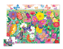 Load image into Gallery viewer, Crocodile Creek 36 Piece Puzzle Butterfly Garden
