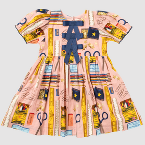 Pink Chicken Girls Hermione Dress School Supplies Size 2y
