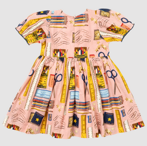 Pink Chicken Girls Hermione Dress School Supplies Size 2y