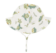 Load image into Gallery viewer, Angel Dear Sunhat Sea Turtles Size 12-24m
