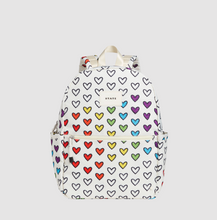 Load image into Gallery viewer, State Bags Recycled Polycanvas Kane Kids Travel Rainbow Hearts
