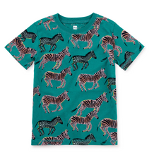 Load image into Gallery viewer, Tea Collection Printed Tee A Dazzle Of Zebras
