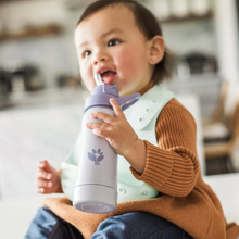 Load image into Gallery viewer, Green Sprouts Straw Bottle 10oz Blueberry 9mo+
