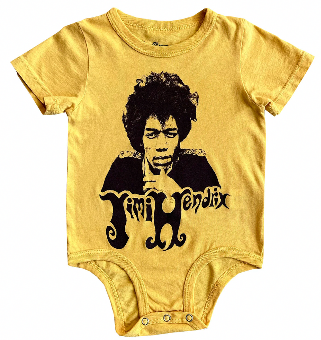 Rowdy Sprout Jimi Hendrix Organic Short-Sleeve Onesie
