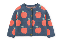Load image into Gallery viewer, Tea Collection Iconic Baby Cardigan Normandy Apples
