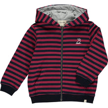 Load image into Gallery viewer, Me &amp; Henry Burgundy Parsons Zipped Hooded Top
