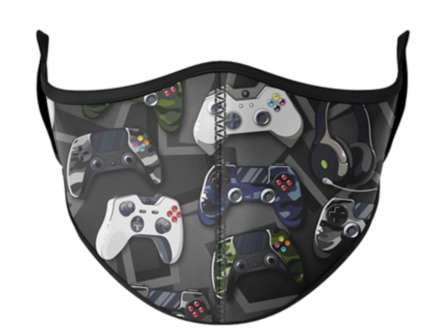 Top Trenz Video Game Controller Face Mask Size 3-7 Years