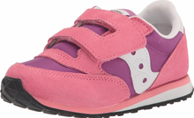 Load image into Gallery viewer, Saucony Jazz Hook &amp; Loop Pink/Purple Size 7 Medium Toddler Sneaker
