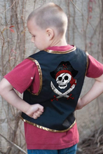 Load image into Gallery viewer, Great Pretenders Pirate Vest With Eyepatch
