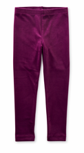 Load image into Gallery viewer, Tea Collection Velour Leggings Cosmic Berry
