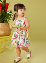 Load image into Gallery viewer, Tea Collection Tie Shoulder Baby Dress Milli D&#39;Aiello Fruta
