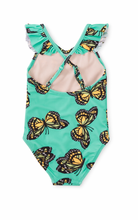 Load image into Gallery viewer, Tea Collection Ruffle One Piece Swimsuit Monarch Migration
