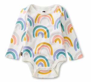 Tea Collection Baby Bodysuit Big Rainbow