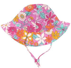 Angel Dear Sunhat Tropical Retro Floral