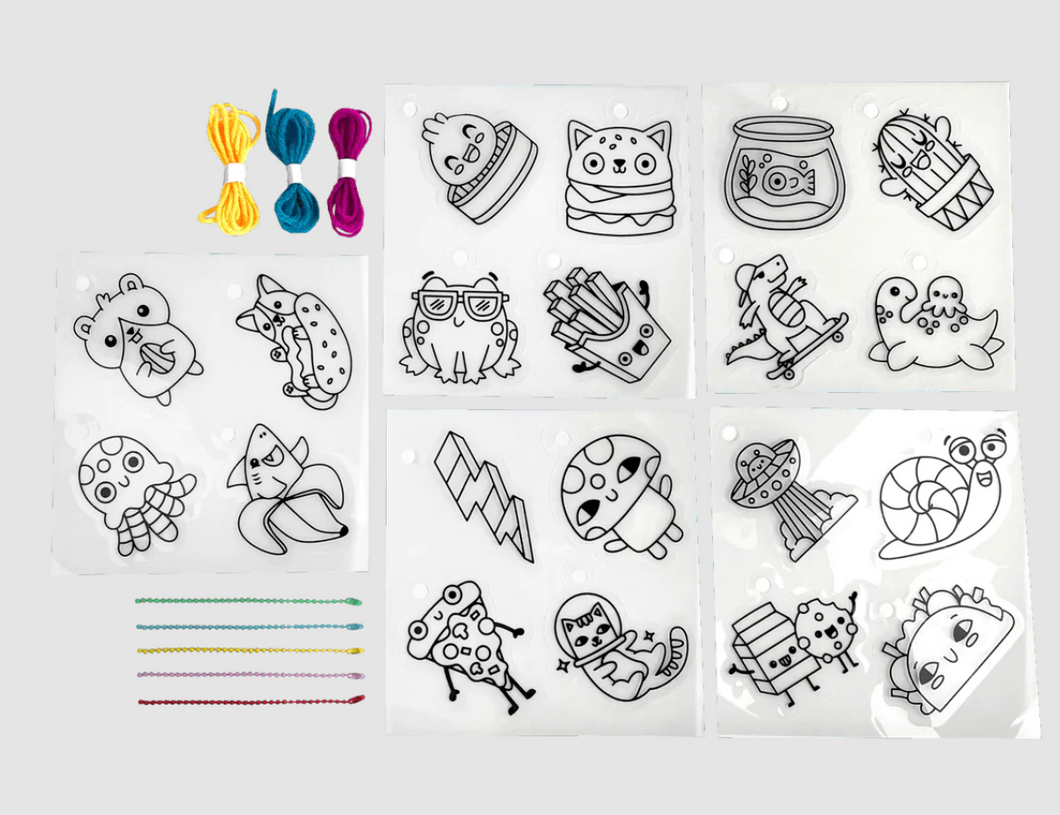Ooly Shrink Its DIY Shrink Art Kit Fun Friends