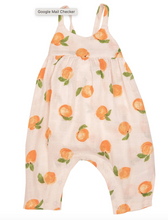Load image into Gallery viewer, Angel Dear Peaches Tie Back Romper
