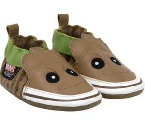 Robeez Marvel Groot Soft Soles In Tan