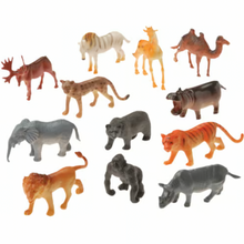 Load image into Gallery viewer, Mini Wild Animals Value Pack 12 Pieces
