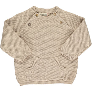 Me & Henry Cream Morrison Baby Sweater