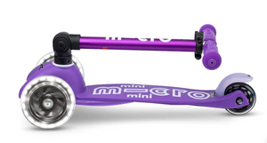 Micro Kickboard Mini Micro Deluxe Foldable LED Scooter Ages 2-5 Years Purple