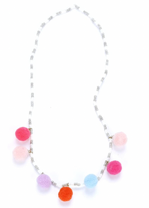 Peppercorn Kids Multi Pom Pom Necklace