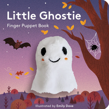 Load image into Gallery viewer, Little Ghostie Finger Puppet Board Book

