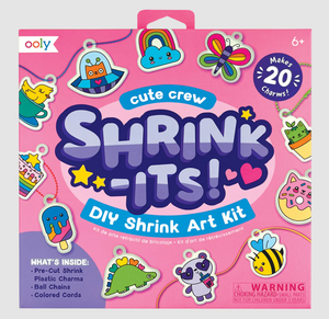Ooly Shrink Its DIY Shrink Art Kit Cute Crew