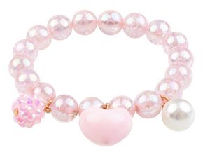 Great Pretenders Pink Heart Bobble Bracelet