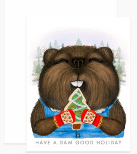 Dear Hancock Have A Dam Good Holiday Card