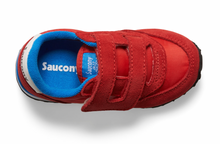 Load image into Gallery viewer, Saucony Jazz Hook &amp; Loop Sneaker Red/Blue
