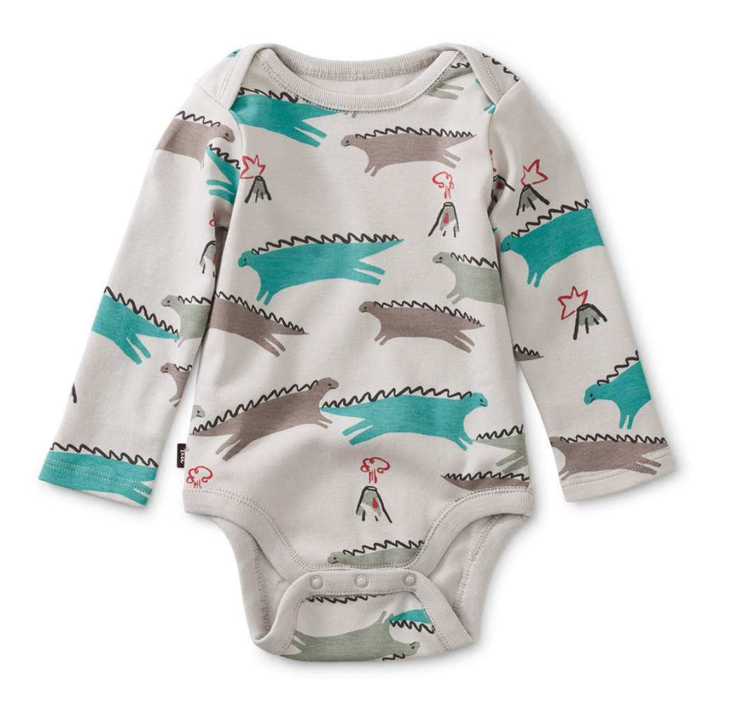 Tea Collection Baby Bodysuit Dinosaurs Size NB