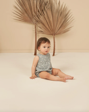 Load image into Gallery viewer, Rylee + Cru Bubble Onesie Blue Daisy
