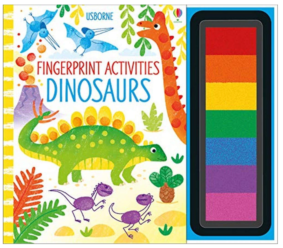Usborne Fingerprint Activities Dinosaurs