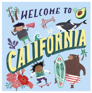 Welcome To California Hardcover Book