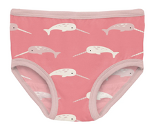 Load image into Gallery viewer, Kickee Pants Strawberry Narwhal Girls Underwear
