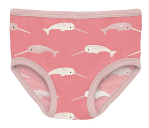 Kickee Pants Strawberry Narwhal Girls Underwear