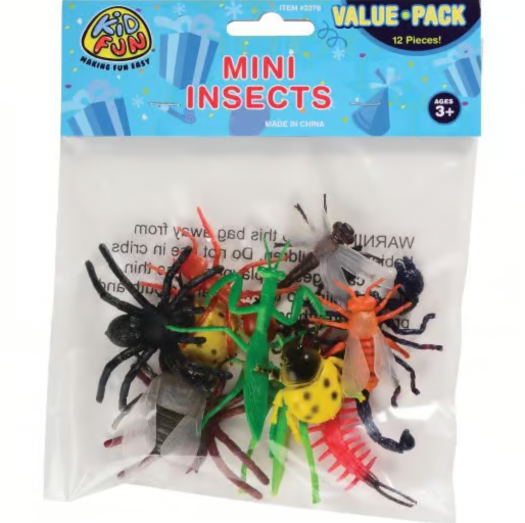 Mini Insects Value Pack 12 Pieces – Silver Moon Kids